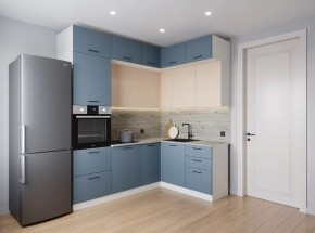 Кухонный гарнитур Фьюжн 2200*1700 (Стол. 38мм) в Троицке - troick.mebel24.online | фото