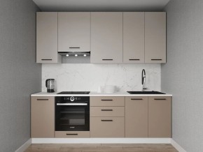 Кухонный гарнитур Каппучино 2400 h950 (Стол. 38мм) в Троицке - troick.mebel24.online | фото