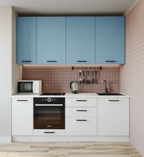 Кухонный гарнитур Капри 2200 h950 (Стол. 38мм) в Троицке - troick.mebel24.online | фото