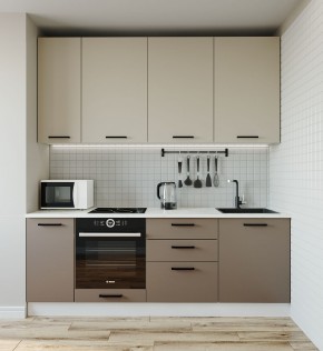 Кухонный гарнитур Латте 2200 (Стол. 26мм) в Троицке - troick.mebel24.online | фото