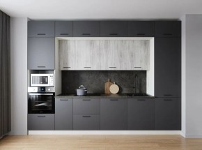 Кухонный гарнитур Санторини 3400 (Стол. 26мм) в Троицке - troick.mebel24.online | фото
