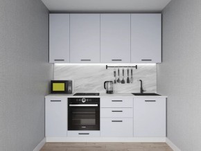 Кухонный гарнитур Смоки 2200 h950 (Стол. 38 мм) в Троицке - troick.mebel24.online | фото