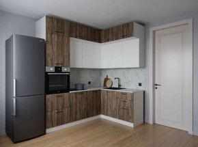Кухонный гарнитур Старое Дерево 2200*1700 (Стол. 26мм) в Троицке - troick.mebel24.online | фото