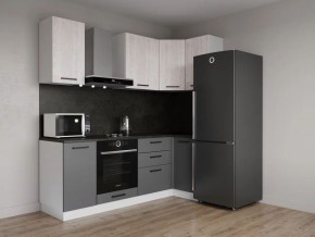 Кухонный гарнитур угловой Санторини 2200*1000 (Стол. 38мм) в Троицке - troick.mebel24.online | фото