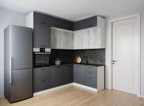 Кухонный гарнитур угловой Санторини 2200*1700 (Стол. 38мм) в Троицке - troick.mebel24.online | фото