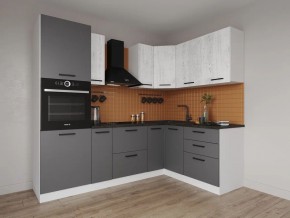 Кухонный гарнитур угловой Санторини 2400*1600 (Стол. 38мм) в Троицке - troick.mebel24.online | фото
