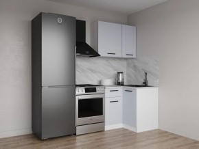 Кухонный гарнитур угловой Смоки 1000*1000 (Стол. 38 мм) в Троицке - troick.mebel24.online | фото