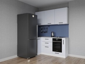 Кухонный гарнитур угловой Смоки 1000*1800 (Стол. 38 мм) в Троицке - troick.mebel24.online | фото