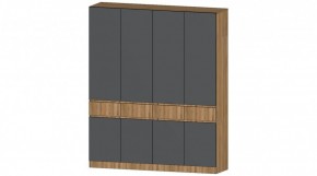 ЛЕНОРА Шкаф 4х створчатый (графит) в Троицке - troick.mebel24.online | фото