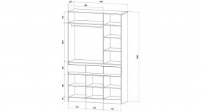 ЛЕНОРА Спальный гарнитур (модульный) кашемир в Троицке - troick.mebel24.online | фото 9