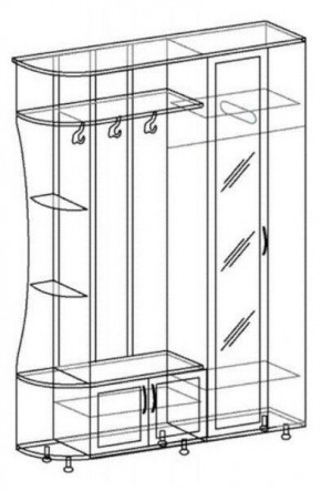 ЛИКА №1 Прихожая ЛДСП в Троицке - troick.mebel24.online | фото 5