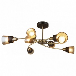 Люстра на штанге Imex MD.4045 MD.4045-8-S AB+BK в Троицке - troick.mebel24.online | фото
