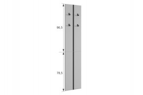 МЕРСИ Прихожая (модульная) графит в Троицке - troick.mebel24.online | фото 3
