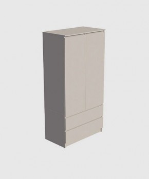 МОРИ МШ 900.1 Шкаф с 2-мя дв. и 2-мя ящ. (Сатин) в Троицке - troick.mebel24.online | фото 2