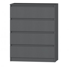 МС "Хилтон" Комод №1 800 (4 ящ.) графит в Троицке - troick.mebel24.online | фото
