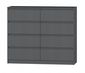 МС "Хилтон" Комод №3 1200 (8 ящ.) графит в Троицке - troick.mebel24.online | фото
