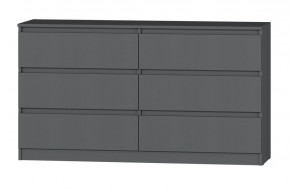 МС "Хилтон" Комод №5 1400 (6 ящ.) графит в Троицке - troick.mebel24.online | фото