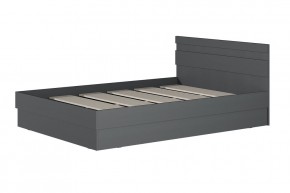 МС "Хилтон" Кровать 1,4 (графит) 1400*2000 в Троицке - troick.mebel24.online | фото