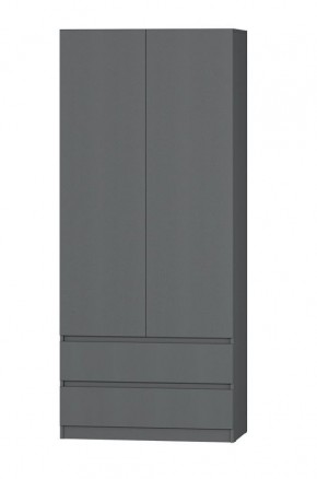 МС "Хилтон" Шкаф №3 900 (Графит) в Троицке - troick.mebel24.online | фото