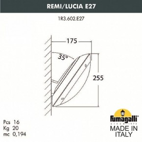 Накладной светильник Fumagalli Lucia 1R3.602.000.LYE27 в Троицке - troick.mebel24.online | фото 2