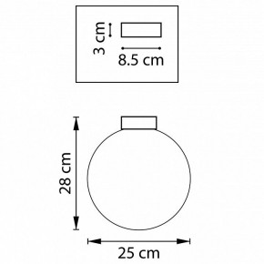 Накладной светильник Lightstar Globo 812033 в Троицке - troick.mebel24.online | фото 3