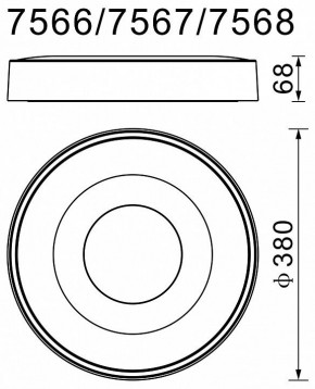 Накладной светильник Mantra Coin 7567 в Троицке - troick.mebel24.online | фото 4