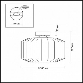 Накладной светильник Odeon Light Binga 4746/1C в Троицке - troick.mebel24.online | фото 3