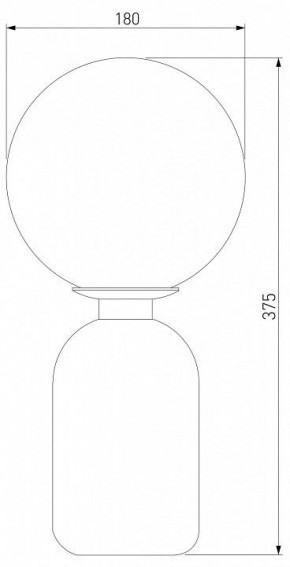 Настольная лампа декоративная Eurosvet Bubble 01197/1 белый в Троицке - troick.mebel24.online | фото 2