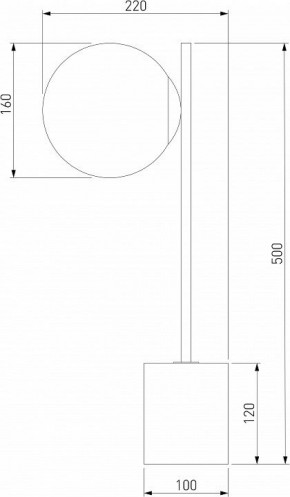 Настольная лампа декоративная Eurosvet Marbella 01157/1 латунь в Троицке - troick.mebel24.online | фото 3