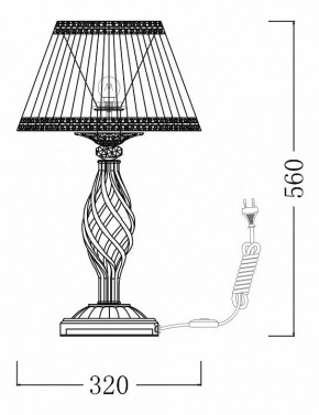 Настольная лампа декоративная Maytoni Grace ARM247-00-G в Троицке - troick.mebel24.online | фото 7