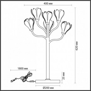 Настольная лампа декоративная Odeon Light Gardi 5090/6T в Троицке - troick.mebel24.online | фото 5