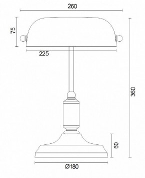 Настольная лампа офисная Maytoni Kiwi Z153-TL-01-BS в Троицке - troick.mebel24.online | фото 2