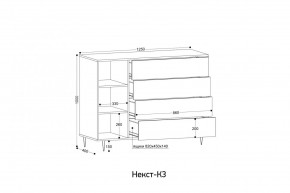 НЕКСТ - К3 Комод в Троицке - troick.mebel24.online | фото 2