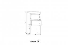 НИКОЛЬ 25 Шкаф 5-ти створчатый в Троицке - troick.mebel24.online | фото 7