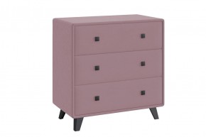 НИКОЛЬ Комод 3 ящика (розовый) в Троицке - troick.mebel24.online | фото