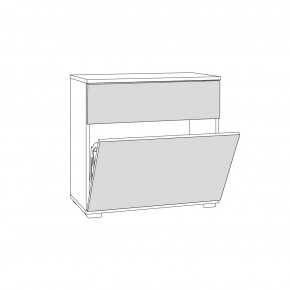 ОКТАВА Прихожая (модульная) белый в Троицке - troick.mebel24.online | фото 4