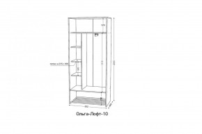 ОЛЬГА-ЛОФТ 10.1 Шкаф-купе без зеркала в Троицке - troick.mebel24.online | фото 2
