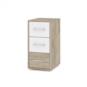 ОЛИВИЯ О62 Комод-тумба (дуб серый/белый) в Троицке - troick.mebel24.online | фото