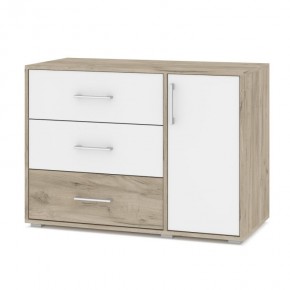 ОЛИВИЯ О63 Комод (дуб серый/белый) в Троицке - troick.mebel24.online | фото