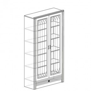 ОРЛЕАН Гостиная (модульная) ясень белый в Троицке - troick.mebel24.online | фото 3