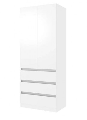 ПАРУС Шкаф 2-х ств. 800 (белый) в Троицке - troick.mebel24.online | фото