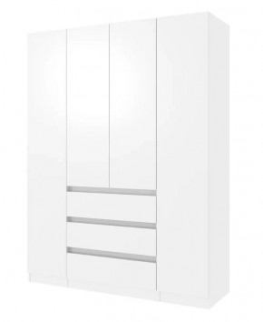 ПАРУС Шкаф 4-х ств. 1600 (белый) в Троицке - troick.mebel24.online | фото
