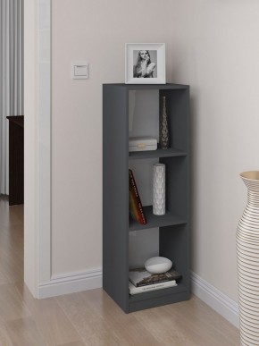 Пенал открытый мини Дублин (Графит) в Троицке - troick.mebel24.online | фото 2