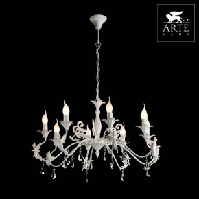 Подвесная люстра Arte Lamp Angelina A5349LM-8WH в Троицке - troick.mebel24.online | фото 2