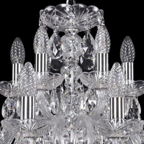 Подвесная люстра Bohemia Ivele Crystal 1402 1402/12+6/240/Ni в Троицке - troick.mebel24.online | фото 4
