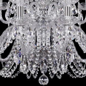 Подвесная люстра Bohemia Ivele Crystal 1402 1402/12+6/300/2d/Ni в Троицке - troick.mebel24.online | фото 3