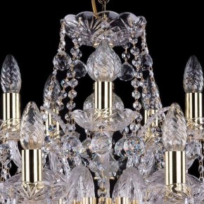 Подвесная люстра Bohemia Ivele Crystal 1411 1411/10+5/240/G/Balls в Троицке - troick.mebel24.online | фото 4