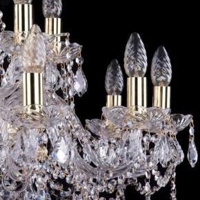 Подвесная люстра Bohemia Ivele Crystal 1411 1411/10+5/240/G/Leafs в Троицке - troick.mebel24.online | фото 2