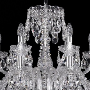 Подвесная люстра Bohemia Ivele Crystal 1411 1411/12+6/300/Ni в Троицке - troick.mebel24.online | фото 4