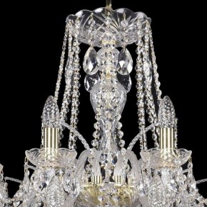 Подвесная люстра Bohemia Ivele Crystal 1411 1411/16+8/360/2d/G в Троицке - troick.mebel24.online | фото 4